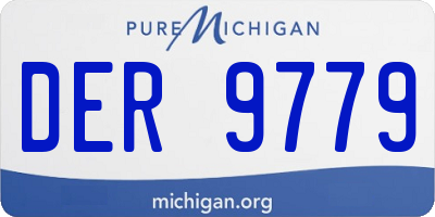 MI license plate DER9779