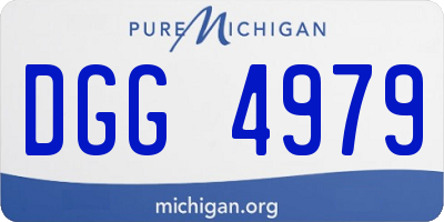 MI license plate DGG4979