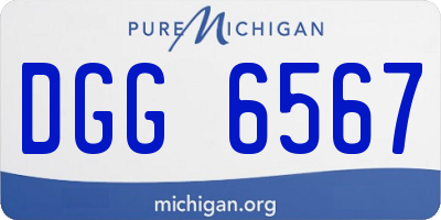 MI license plate DGG6567