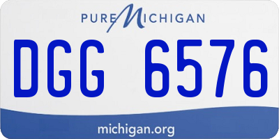 MI license plate DGG6576