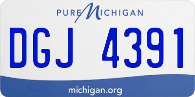 MI license plate DGJ4391
