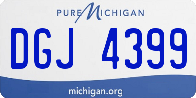 MI license plate DGJ4399