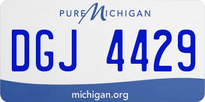 MI license plate DGJ4429