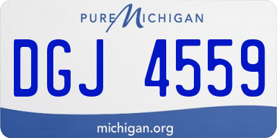 MI license plate DGJ4559