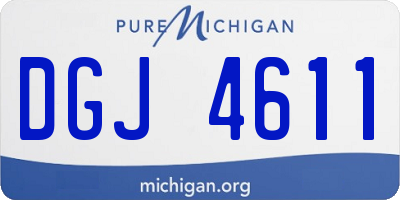 MI license plate DGJ4611