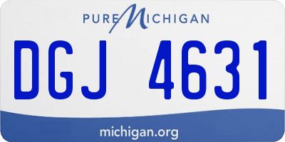 MI license plate DGJ4631