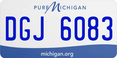 MI license plate DGJ6083