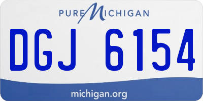 MI license plate DGJ6154