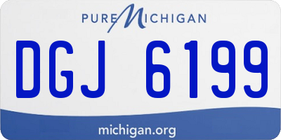MI license plate DGJ6199
