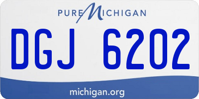 MI license plate DGJ6202