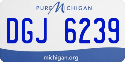 MI license plate DGJ6239