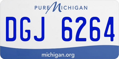 MI license plate DGJ6264