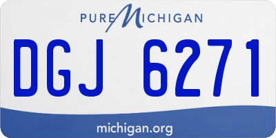 MI license plate DGJ6271