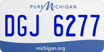 MI license plate DGJ6277