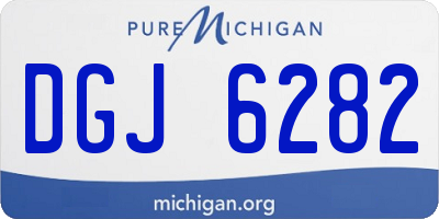 MI license plate DGJ6282