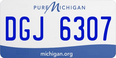 MI license plate DGJ6307