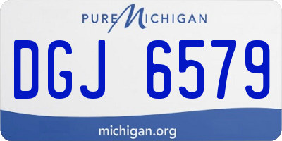 MI license plate DGJ6579