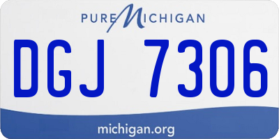MI license plate DGJ7306