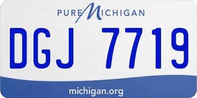 MI license plate DGJ7719
