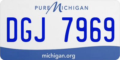MI license plate DGJ7969