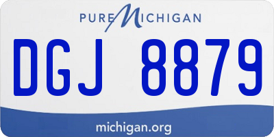 MI license plate DGJ8879