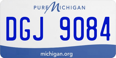 MI license plate DGJ9084
