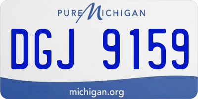 MI license plate DGJ9159
