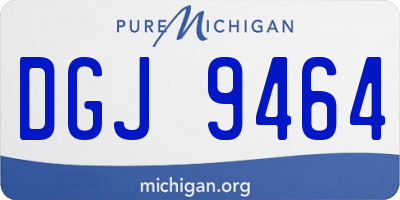 MI license plate DGJ9464