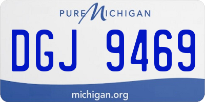 MI license plate DGJ9469