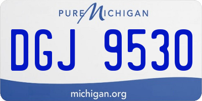 MI license plate DGJ9530