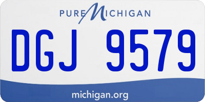 MI license plate DGJ9579