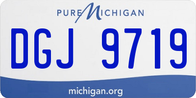 MI license plate DGJ9719