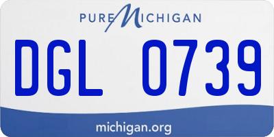 MI license plate DGL0739