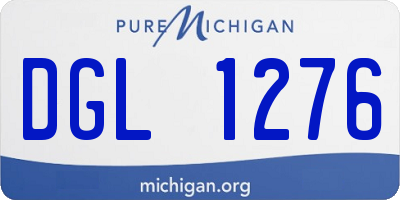 MI license plate DGL1276