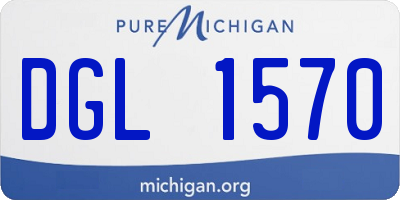 MI license plate DGL1570