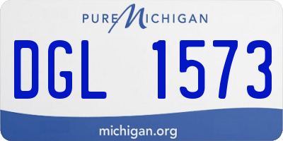 MI license plate DGL1573