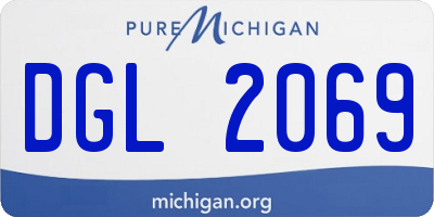 MI license plate DGL2069