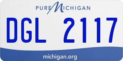 MI license plate DGL2117