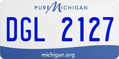 MI license plate DGL2127