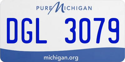 MI license plate DGL3079