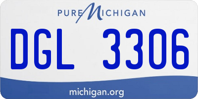 MI license plate DGL3306