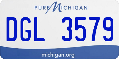 MI license plate DGL3579