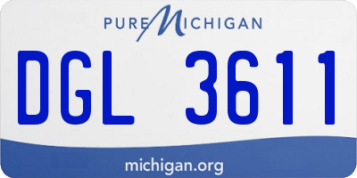 MI license plate DGL3611