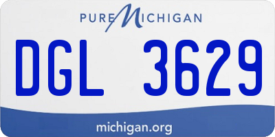 MI license plate DGL3629