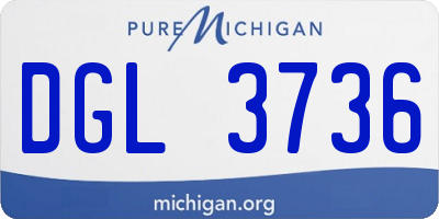 MI license plate DGL3736