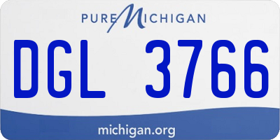 MI license plate DGL3766
