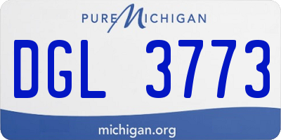 MI license plate DGL3773