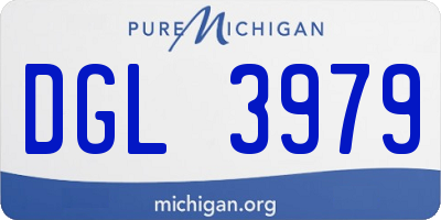 MI license plate DGL3979