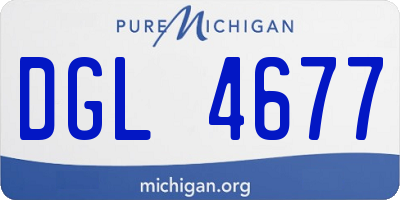 MI license plate DGL4677