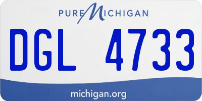 MI license plate DGL4733